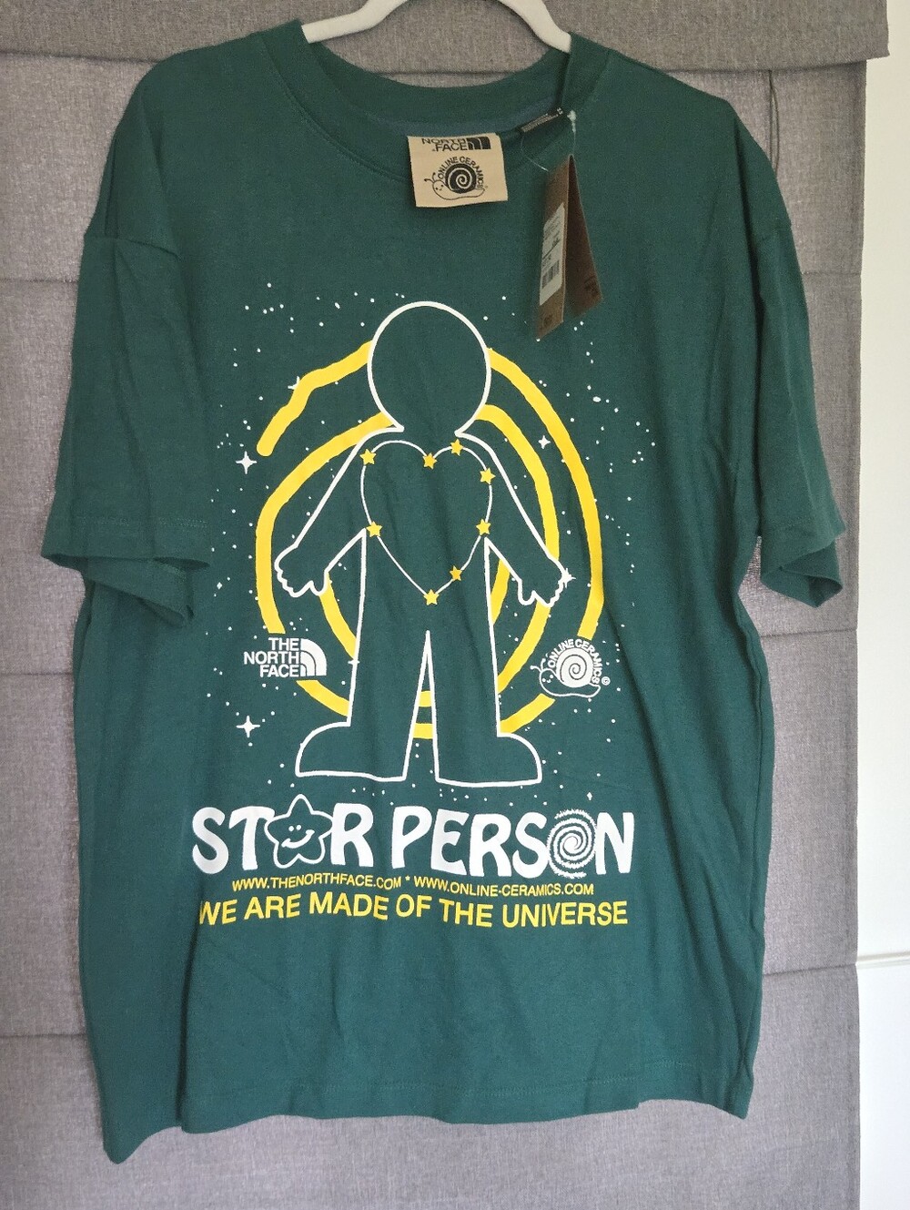 Online Ceramics x The North Face TNF OC Star Person Tee Medium